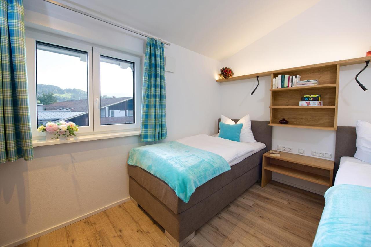 5 Sterne Ferienwohnung Hochgratblick Mit Schwimmbad Und Sauna 오버스타우펜 외부 사진